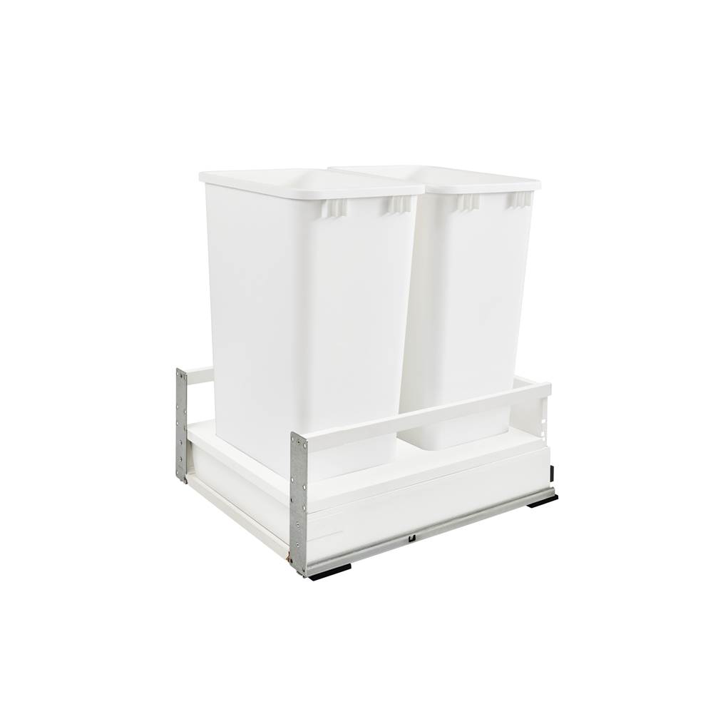 Rev-A-Shelf Tandem Pull Out Waste/Trash Container w/Soft Close
